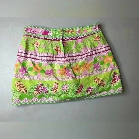 LILLY PULITZER Kids Size 7 Floral Monkey Skort Rare Find! - Picture 4 of 5